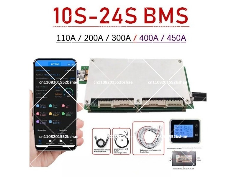 Умная Bluetooth BMS плата защи – обзор и цена Smart Bms 24S 200A Bluetooth Lifepo4