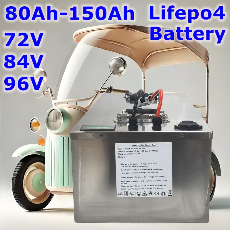 LIFEPO4 аккумулятор 72 В 84 В  – обзор и цена Lifepo4 72V 100Ah Battery Pack Ev
